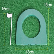 Yolanda Golf Kapalı Koyarak Uygulama Kupası Delik Bayrağı Eğitim Yardımları Ev Ofis Için (Yurt Dışından)