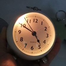 Chasoe Sessiz Başucu Kuvars Saat Masa Çalar Saat Masası Renk Gece Işık Bej ile (Yurt Dışından)