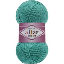 Alize Cotton Gold Pamuk,amigurumi,panç El Örgü Ipi Renk KODU:610-ZÜMRÜT Yeşili