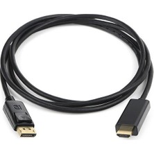 Fully G-536DB Display Port To HDMI Kablo 1.8 Metre Siyah