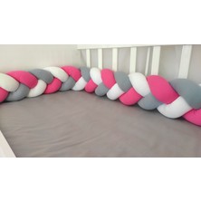 Meleğin Işıklı Topları 460 cm 3'lü Örgü Koruma /80X180 Montessori Yatak Koruyucu