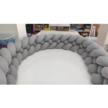 Meleğin Işıklı Topları 500 cm 4'lü Örgü Koruma /90X190 Montessori Yatak Koruyucu