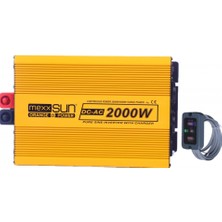 Mexxsun Tam Sinüs Şarjlı Ekranlı 12 V 2000 W