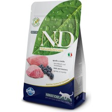 N&D N-D Tahılsız Kuzu Etli Yaban Mersinli Kedi Maması 1.5 kg