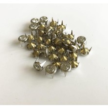 Lotin 50 Adet Kristal Rhinestone Damızlık Nokta Perçinler 6 mm Gümüş (Yurt Dışından)