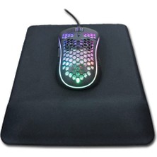 Lunatic LN-300 Kare Ergonomik Suya ve Tere Dayanıklı Bileklikli Mouse Pad