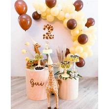 Best Parti Karamel-Ten Pastel Renk Balon Zinciri 50 Adet+5 mt Balon Zinciri
