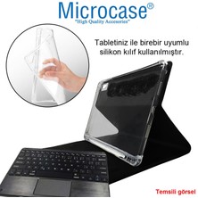 Microcase iPad 8.nesil 10.2 2020 Bluetooth Touchpad Klavyeli Kalem Koymalı Kılıf - BKK10