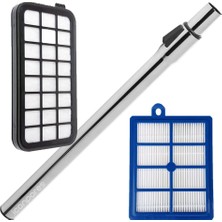 İcanpares Arnica Uyumlu Terra Green Premium Rosso Tesla ET14310 ET14300 ET14320 Süpürge Boru ve Hepa Filtre