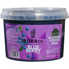 The Boba Co Bubble Tea Boba - Yaban Mersini / Blueberry 3,4 kg