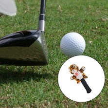 ST Decor Golf Kulübü Headcover Karikatür Ahşap Sürücü Kafa Kapak Koruyucu Kol Çocuk Kapaklar (Yurt Dışından)