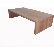 Wooden Gold 18 cm Yükseklikte Teak Kahverengi Monitör Stand Ekran Yükseltici 5222