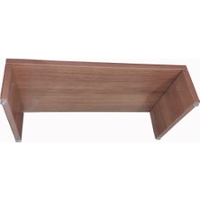 Wooden Gold 20 cm Yükseklikte Teak Kahverengi Monitör Stand Ekran Yükseltici 5222