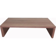 Wooden Gold 22 cm Yükseklikte Teak Kahverengi Monitör Stand Ekran Yükseltici 3520