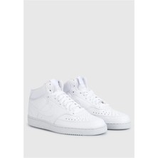 Nike Court Vision Mid Nn - Erkek Beyaz Bilekli Spor Ayakkabı - DN3577-100