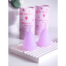 Dr. Davey Dr.davey Regl Kabı, Menstrual Kap, Medikal Silikon, Doğum Yapmamış Kadınlar Için, Small-Pembe