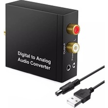 Ancheyn Dijital To Analog 3.5 mm Ses Tos Çevirici Dönüştürücü Adaptör 5057