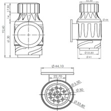 Allestock Römork Fişi - Kısa Tip - 13 Pin