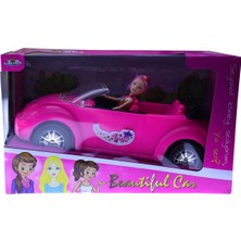 King Toys Bebekli Üstü Açık Araba