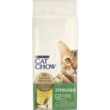 Purina Cat Chow Kısırlaştırılmış Tavuklu Kedi Maması 15 kg