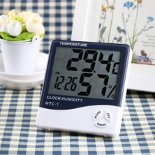 Charge EB45562183025 Dijital LCD Sıcaklık Nem Ölçer Ev Kapalı Açık Elektronik Termomet