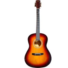 Music Station Natural Akustik Gitar 4/4 Kılıf+Pena