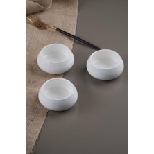 Acar Bianco Perla Porselen Yuvarlak Kase - 8,6 cm