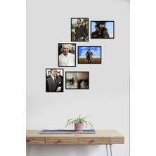 Takivis Atatürk 6 Parça Mdf Tablo