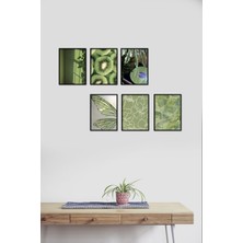 Takivis Mint Yeşili 6 Parça Mdf Tablo