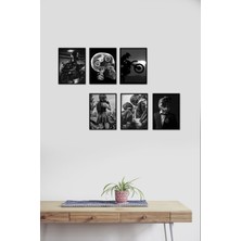 Takivis Motor 6 Parça Mdf Tablo