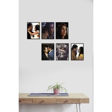Takivis Ezel Ömer ve Eyşan 6 Parça Mdf Tablo
