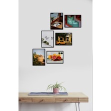 Takivis Karışık 6 Parça Mdf Tablo