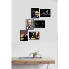 Takivis Neşet Ertaş 6 Parça Mdf Tablo