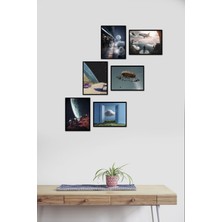 Takivis Absürt 6 Parça Mdf Tablo