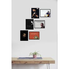 Takivis Ahmet Kaya 6 Parça Mdf Tablo