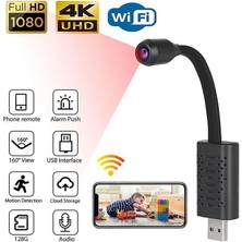 Nonggao Full HD 1080P Len Kablosuz Wifi Güvenlik Kamerası - Siyah (Yurt Dışından)