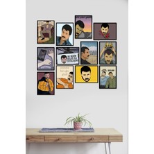 Takivis Azer Bülbül 12 Parça Mdf Tablo