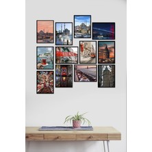 Takivis Istanbul 12 Parça Mdf Tablo