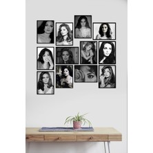 Takivis Türkan Şoray 12 Parça Mdf Tablo