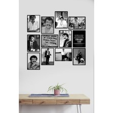 Takivis Müslüm Gürses 12 Parça Mdf Tablo