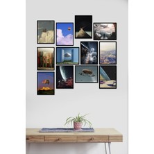 Takivis Absürt 12 Parça Mdf Tablo