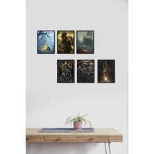 Takivis Orta Çağ 6 Parça Mdf Tablo