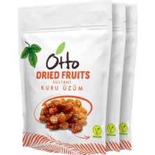 Otto Dried Fruits Vegan Sultani Kuru Üzüm 3 x 125 G