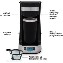 Goldmaster Mycoffee Touch MC-107 Oto.filtre Kahve Makinesi