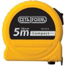 Ceta Form P05-0516 5m x 16MM Compact Şerit Metre