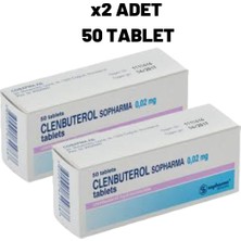 Sopharma Clenbuterol 0.02mg X2 Kutu 100 Tablet