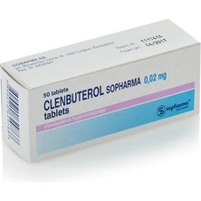 Sopharma Clenbuterol 0.02mg X2 Kutu 100 Tablet