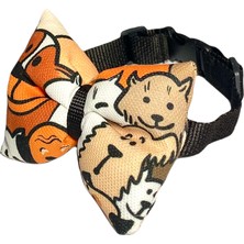Patimio Ayarlanabilir Kedi Köpek Papyonu Happy Dogs
