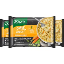Knorr Çabuk Noodle Tavuk Çeşnili 66G X3 Adet