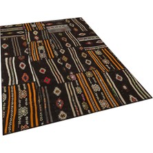 Sempati Halı Gerçek El Dokuma Patchwork Kilim 160 x 230 cm 6029